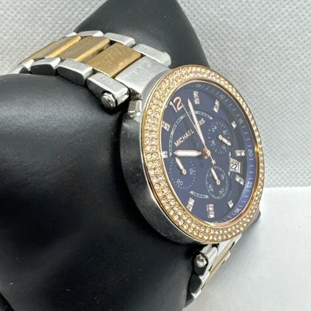 Michael Kors Parker MK6141 Women's Two-Tone Stainless Steel Analog Watch JNA598